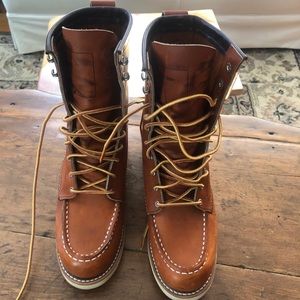 8” Red Wing Moc boots